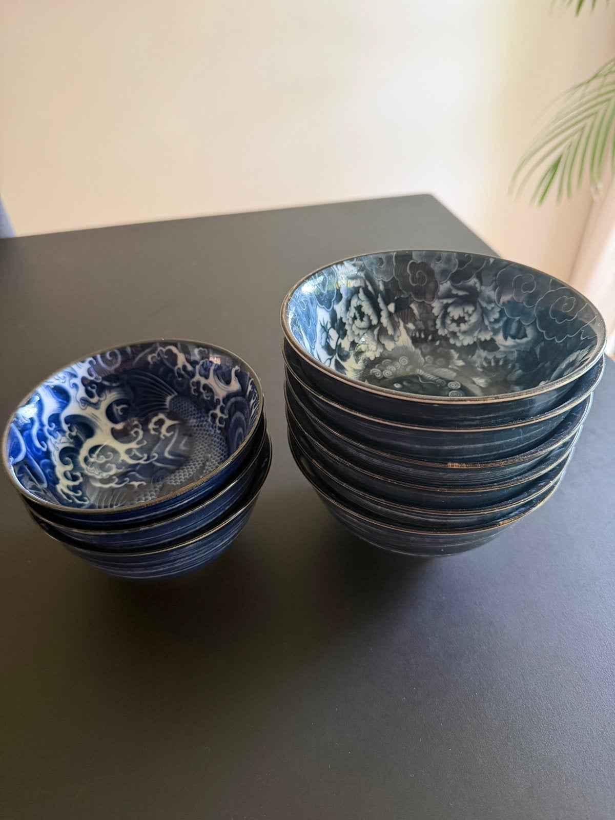 Tokyo Design Studio blauwe kommen / servies, Ophalen of Verzenden, Porselein, Overige stijlen, Schaal of Schalen