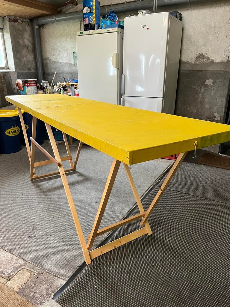 Behangtafel hout - lichtgewicht - inklapbaar, Ophalen, Zo goed als nieuw, Overige typen