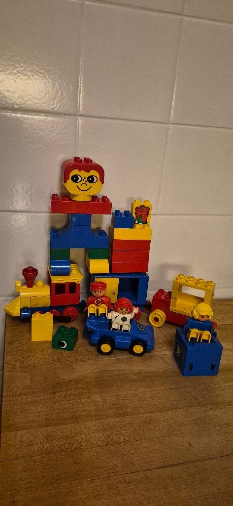 Leuk duplo setje met trein ., Kinderen en Baby's, Speelgoed | Duplo en Lego, Ophalen of Verzenden, Zo goed als nieuw, Overige typen