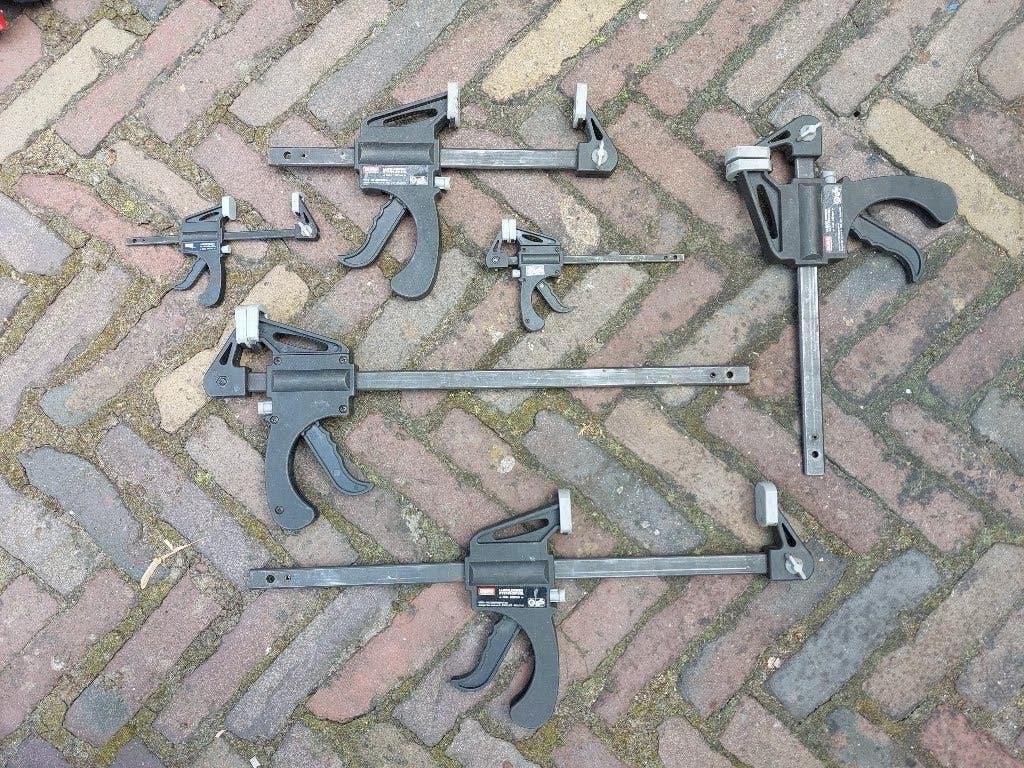 lijmklemmen 6 stuks, Ophalen, Zo goed als nieuw