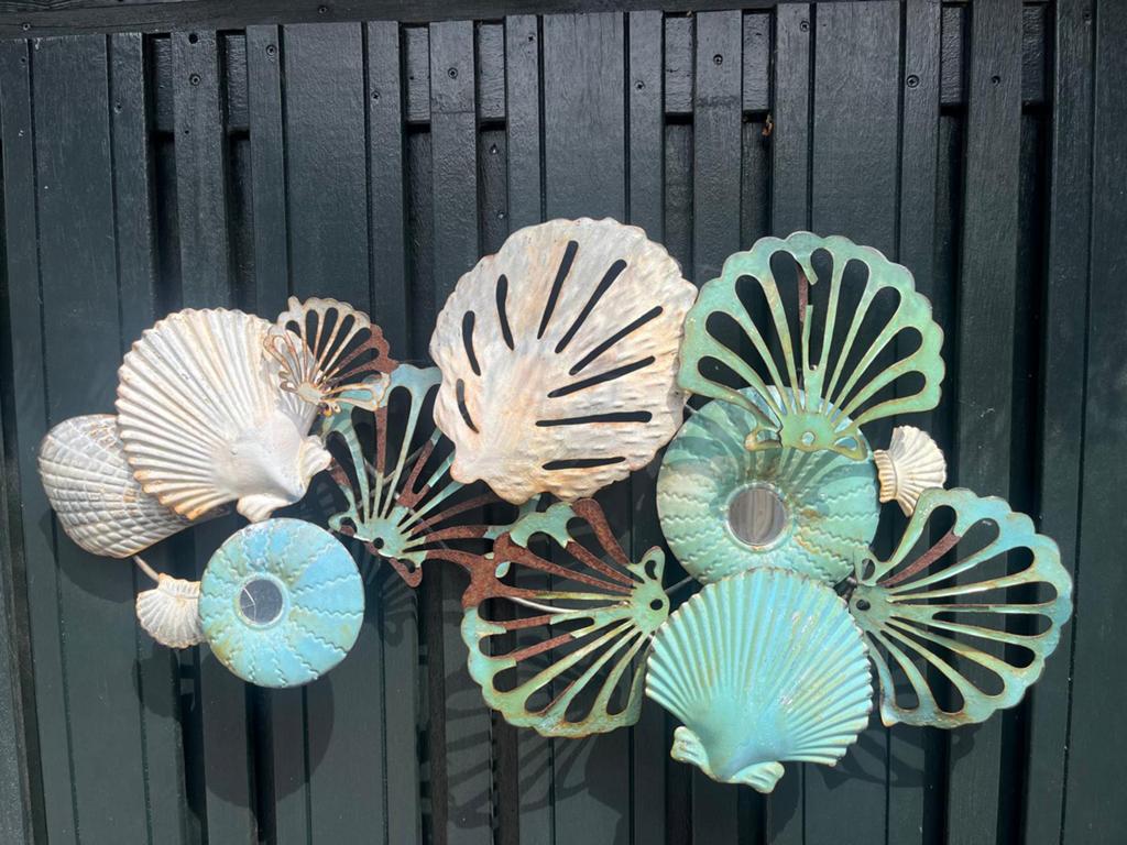 Wandornamenten tuin / tuin versiering, Ophalen, Gebruikt