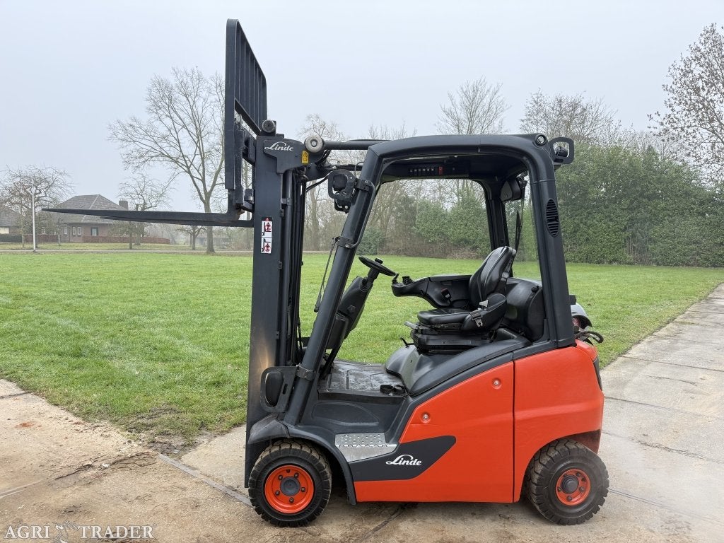 Linde 1400KG LPG heftruck triplex Freelift Sideshift BJ2016, LPG, Info@vanbeurdenheftrucks.nl, Linde, Heftruck