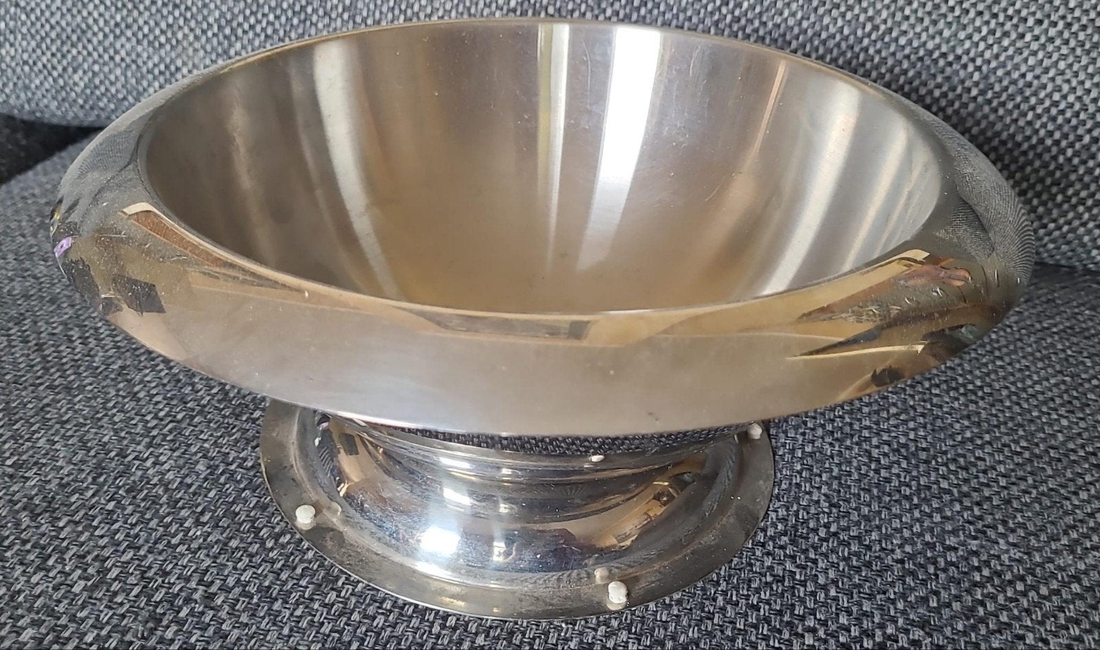 Rvs schaal 30 cm breed fruitschaal, Ophalen of Verzenden