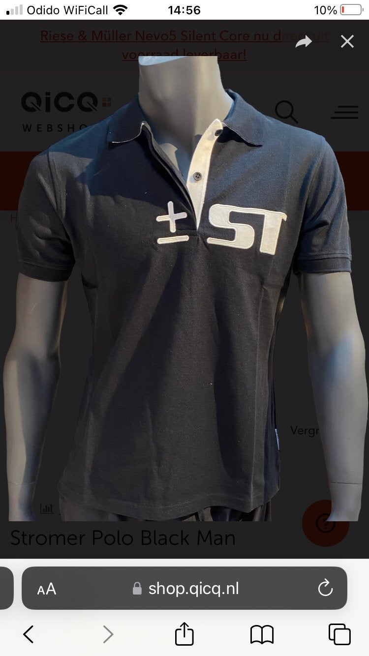 Stromer ST polo - maat S, S, Heren, Nieuw, Ophalen of Verzenden