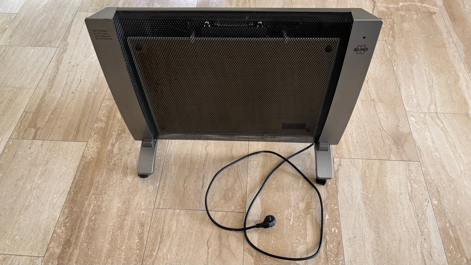 Elro Mica Paneelverwarming 1500W - 70x60cm - Wandmontage mog, Doe-het-zelf en Verbouw, Ophalen, 30 tot 80 cm, Gebruikt, Kachel