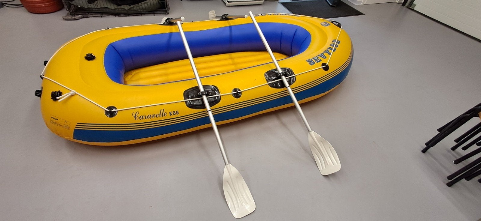 Sevylor Caravelle K85 opblaasboot met peddels, Ophalen, Zo goed als nieuw
