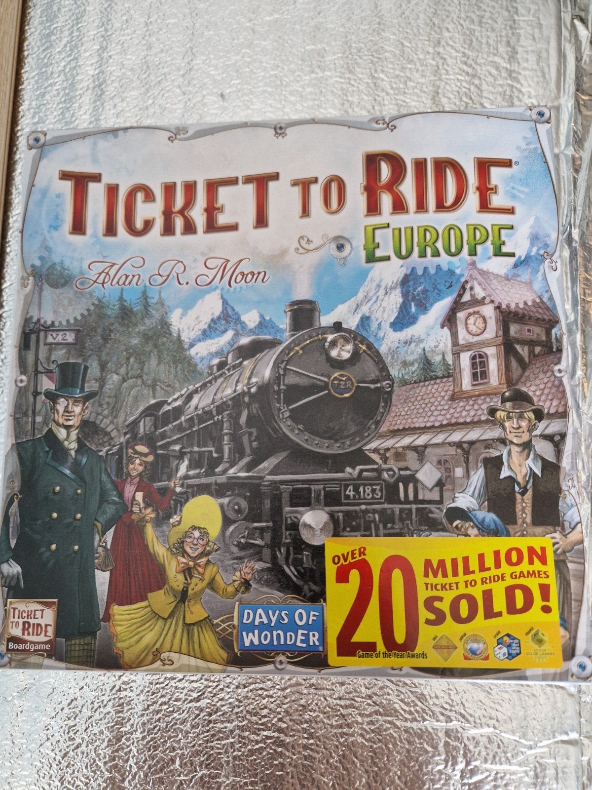 Ticket to Ride Europe - Nieuw en Geseald Bordspel, Vijf spelers of meer, Ophalen of Verzenden, Nieuw, Days of Wonder