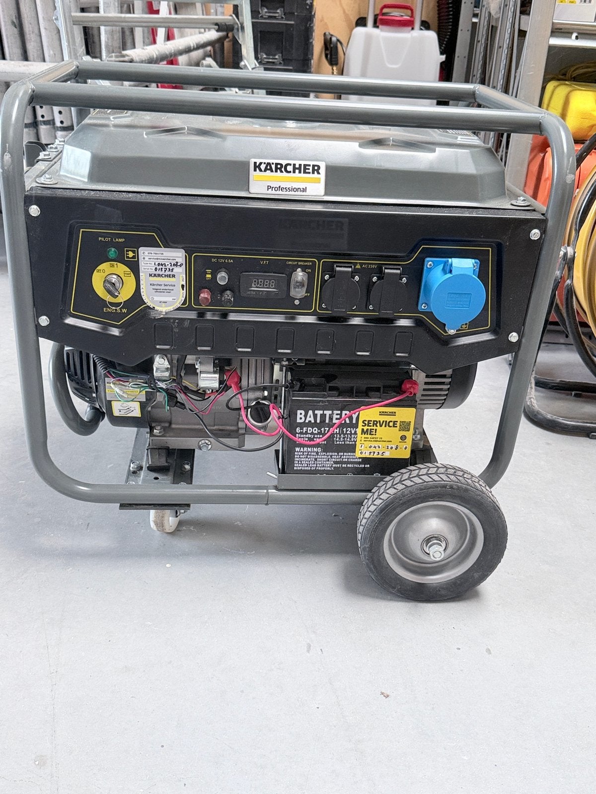 Karcher PGG 6/1 Agragraat nieuwstaat MOET WEG, Ophalen, Zo goed als nieuw, Minder dan 5 kVA, Benzine