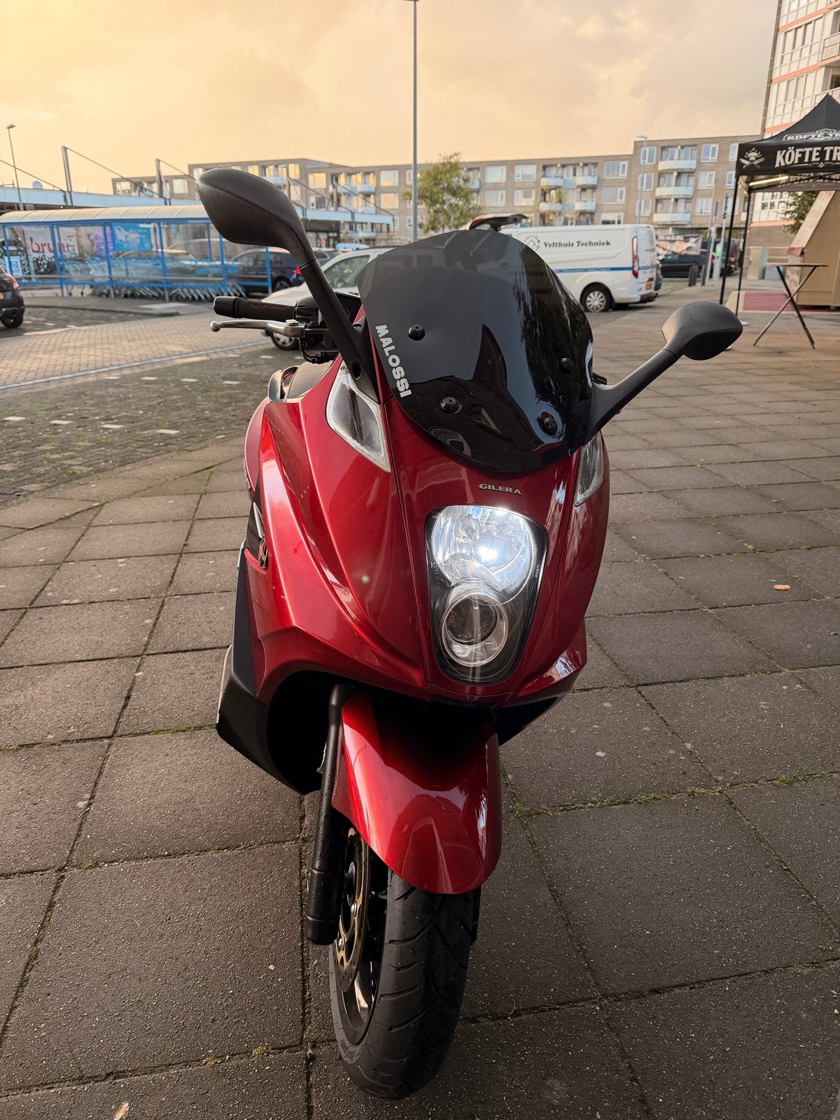 Gilera GP800 met recente beurt en upgrades, Ophalen