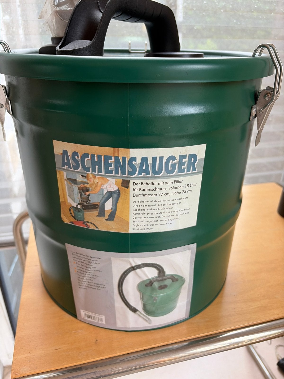 Aszuiger 18L - Ideaal voor open haard en kachel, Ophalen, Nieuw, Industriële stofzuiger, Reservoir