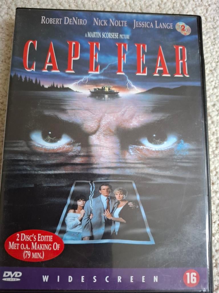 Cape fear 2 discs, Vanaf 16 jaar, Ophalen of Verzenden, Zo goed als nieuw