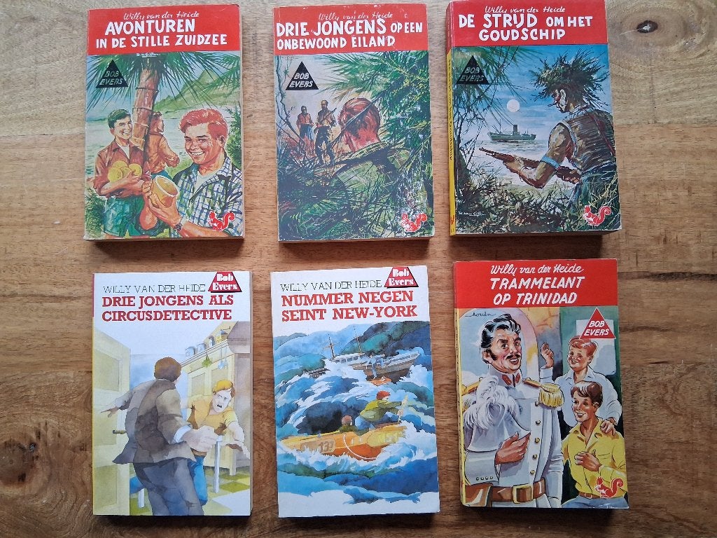 Bob Evers pockets, Boeken, Ophalen of Verzenden, Gelezen, Willy van der Heide