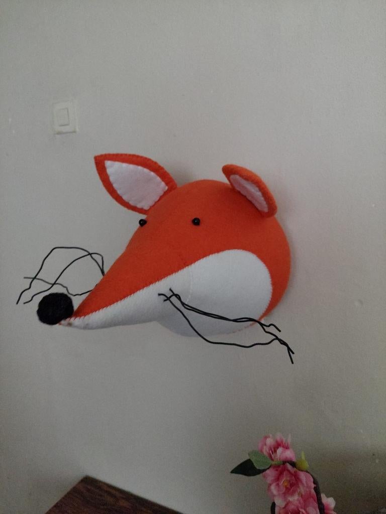 Wolvilt vos Fiona Walker  - Wanddecoratie, Ophalen of Verzenden, Nieuw, Wanddecoratie