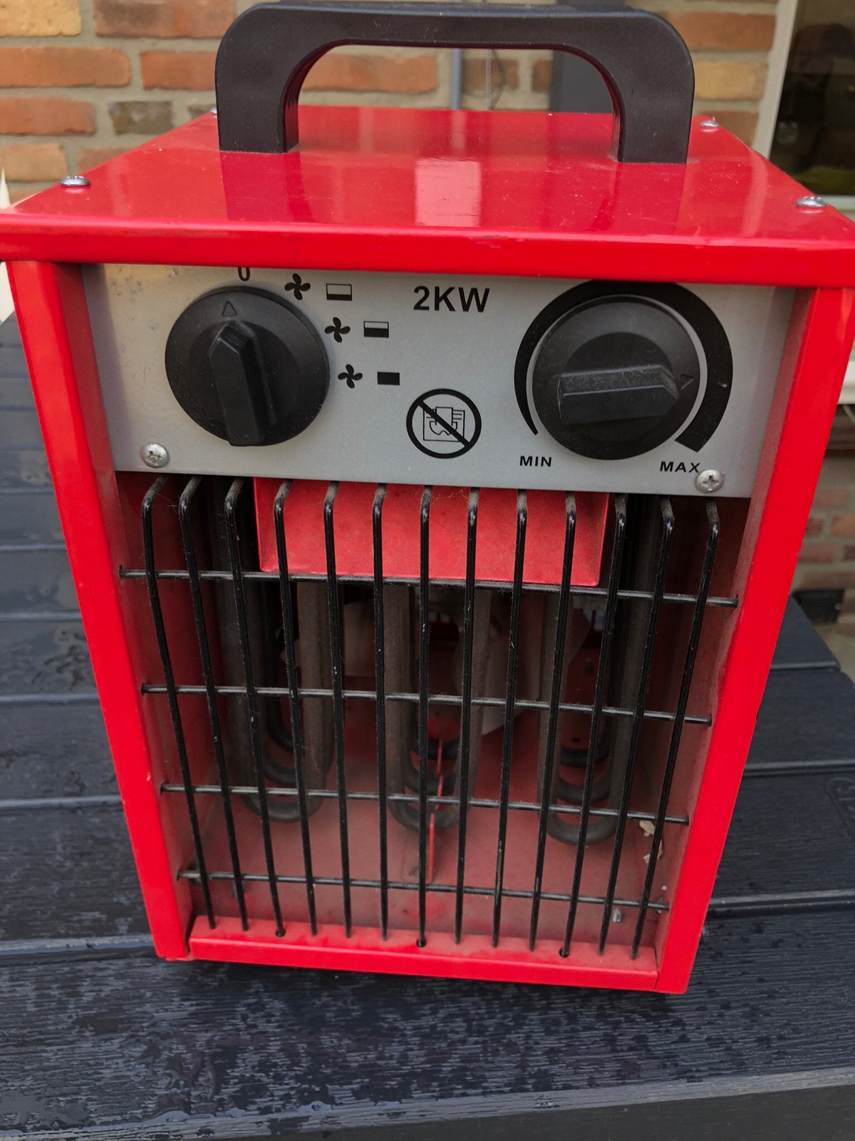 Werkplaats kachel 2000w zgan, Ophalen, 30 tot 80 cm, Kachel, Minder dan 60 cm