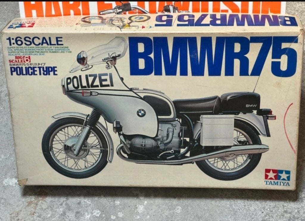 Tamiya 1/6 BMWR75 police type, Auto, Groter dan 1:32, Nieuw, Ophalen of Verzenden