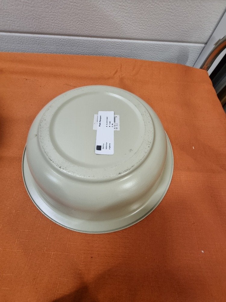 plantenschaal metaal creme rond, Tuin en Terras, Bloempotten, Ophalen of Verzenden, 'T Olde Gre-j, Info@toldegrej.nl, Endepoelstraat 20f Didam