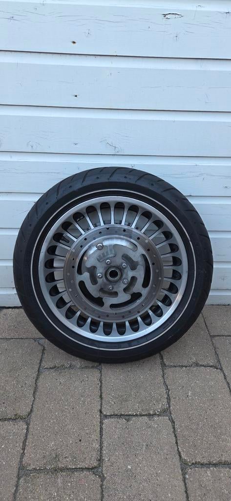 Voorwiel harley-davidson geheel conpleet, Ophalen of Verzenden