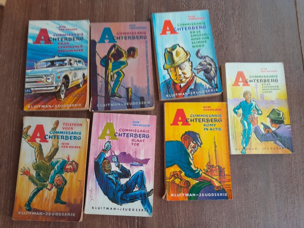 Commissaris Achterberg (7 deeltjes), Gelezen, Ophalen of Verzenden, Fictie, Wim van Helden