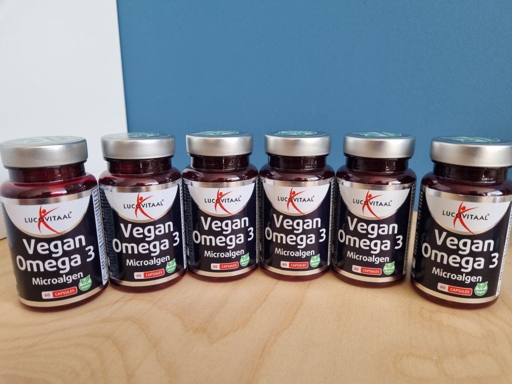 Supplement omega-3 algenolie vegan van Lucovitaal, 5 stuks, Ophalen, Nieuw, Overige typen