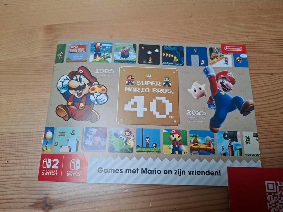 Super Mario Bros 40 Jaar  - Mario Experience Utrecht, Ophalen of Verzenden
