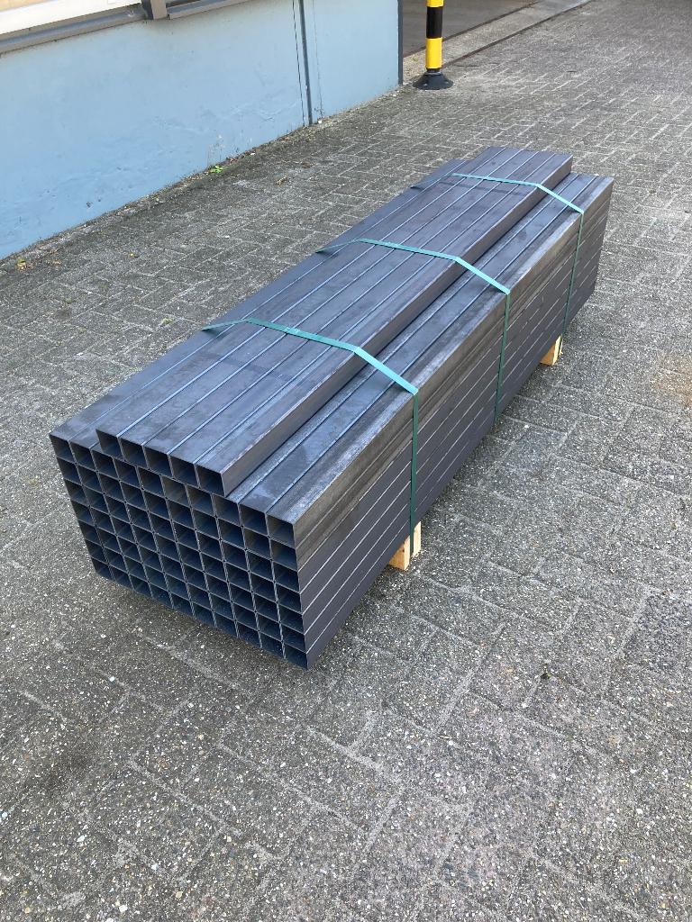 Stalen koker 50x50x2  Diverse lengtematen, Doe-het-zelf en Verbouw, Metalen, Ophalen, Nieuw, IJzer