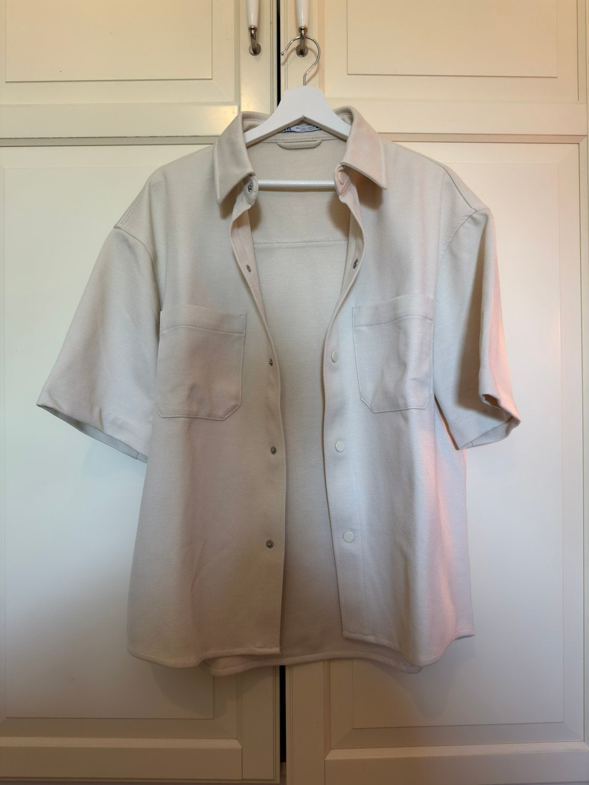 Zara overshirt crème, Ophalen of Verzenden, Zo goed als nieuw, Zara