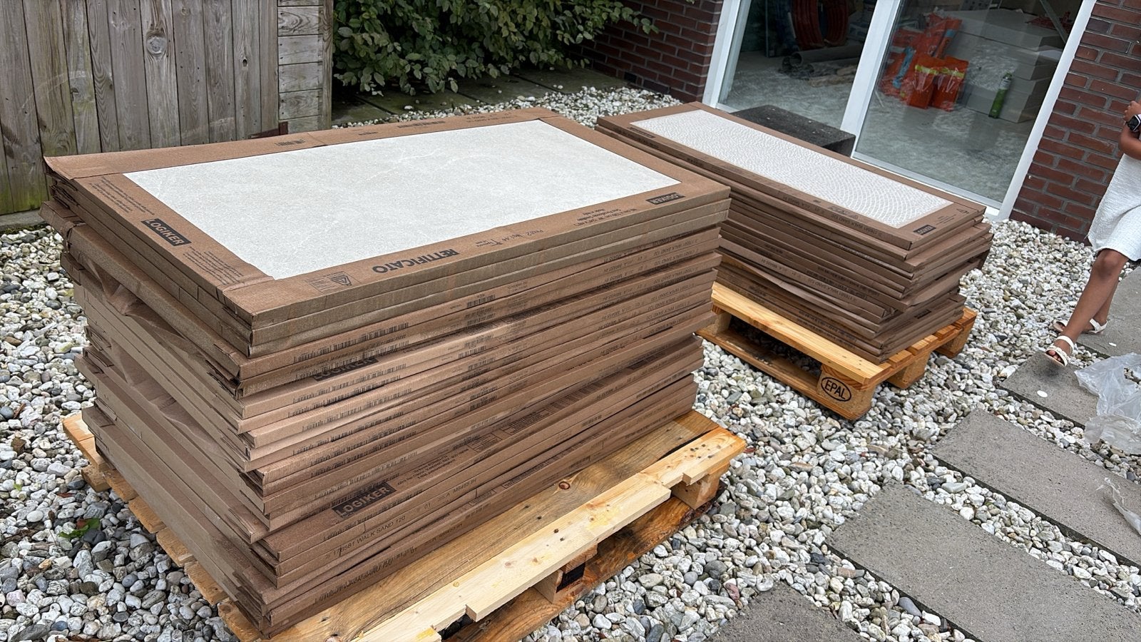 Nieuwe vloertegels 60x120 cm - Keramiek, Zandmat, Doe-het-zelf en Verbouw, Tegels, Ophalen, 60 cm of meer, Nieuw, 10 m² of meer