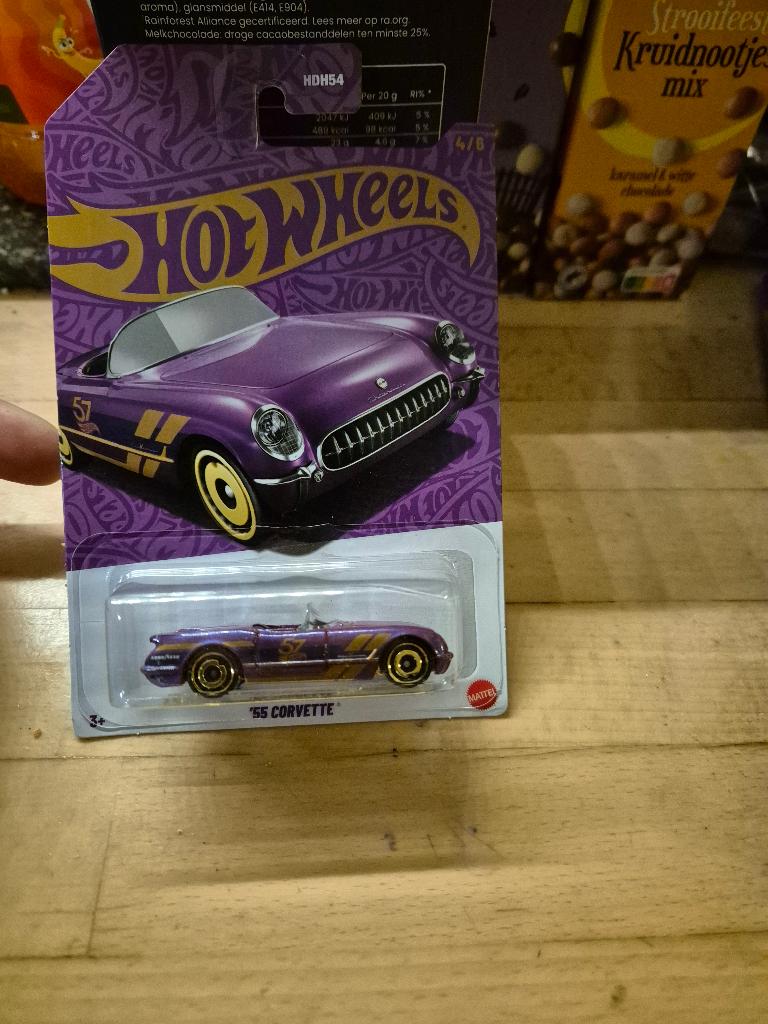 Hot Wheels '55 Corvette Pearl and Chrome, Ophalen of Verzenden, Nieuw, Auto
