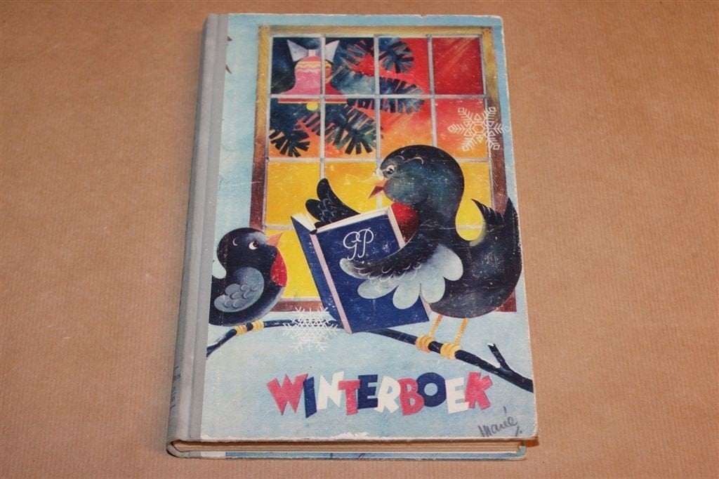 Winterboek 1950 — Piet Maree — Vintage Jeugdboek, Ophalen of Verzenden, Gelezen, Fictie algemeen