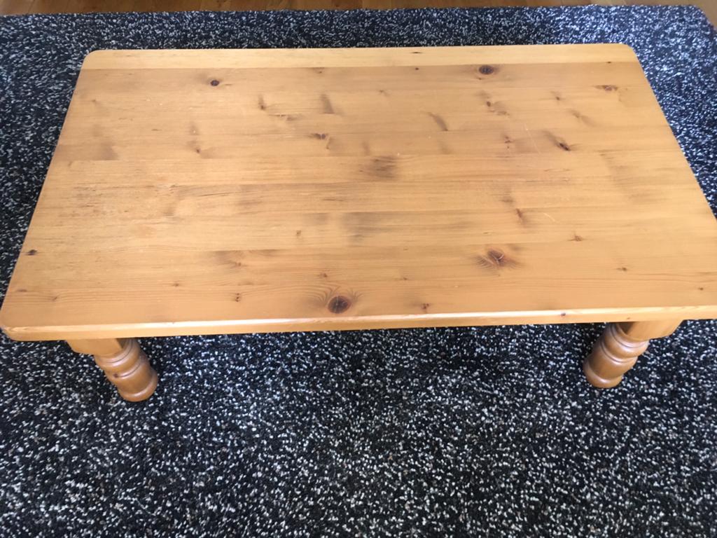 Grenen salontafel met 1 lade, Huis en Inrichting, Tafels | Salontafels, Ophalen, Gebruikt, 100 tot 150 cm, 50 tot 100 cm