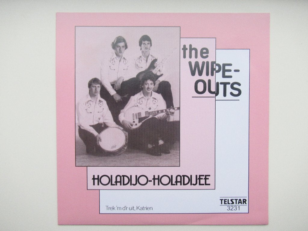 THE WIPE OUTS # HOLADIJO - HOLADIJEE/TREK 'M D'R UIT KATRIEN, 7 inch, Ophalen of Verzenden, Levenslied of Smartlap, Inclusief binnenhoes