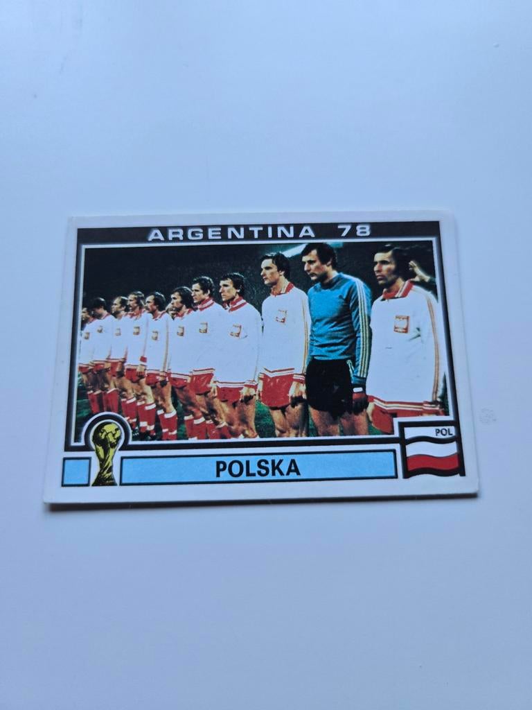 Panini WK 1978 Argentinië - Polen, Verzamelen, Ophalen of Verzenden, Gebruikt, Buitenlandse clubs, Poster, Plaatje of Sticker