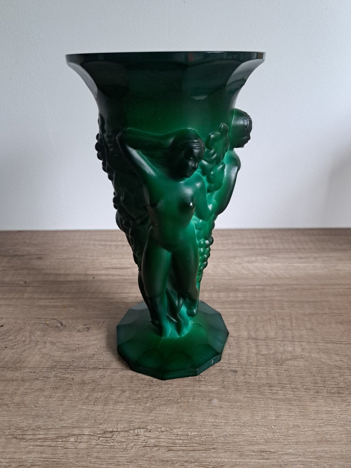 vaas groen Malagiet, Ophalen of Verzenden