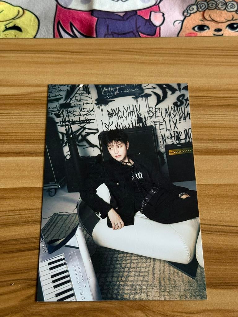 Stray Kids Seungmin postcard dominate, Ophalen of Verzenden, Zo goed als nieuw, Foto of Kaart