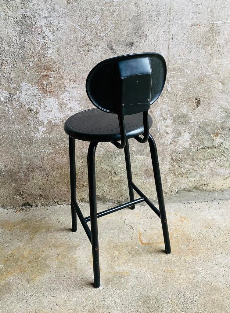 Jaren 80 Ikea barkruk, Gebruikt, Met voetsteun, Ikea, 60 tot 90 cm