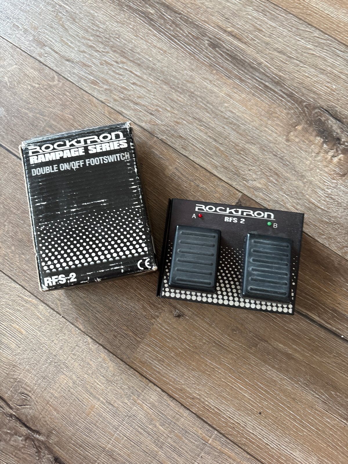 Rocktron RFS-2 Double On/Off Footswitch voor Gitaar, Ophalen, Gebruikt, Overige typen