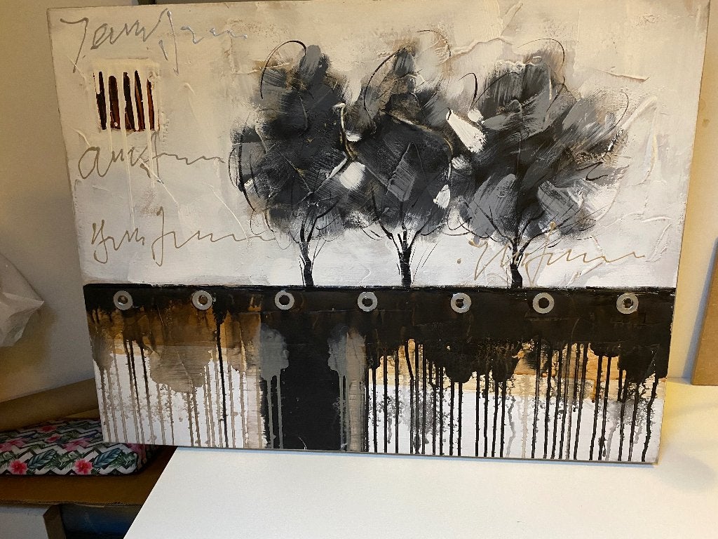 Canvas schilderij, Ophalen, 50 – 75, Gebruikt, Schilderij