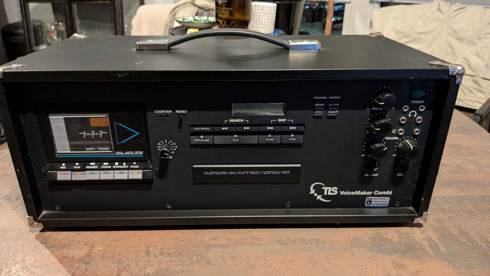 TLS VoiceMaker Combi Bandrecorder, Ophalen, Zo goed als nieuw, Audio