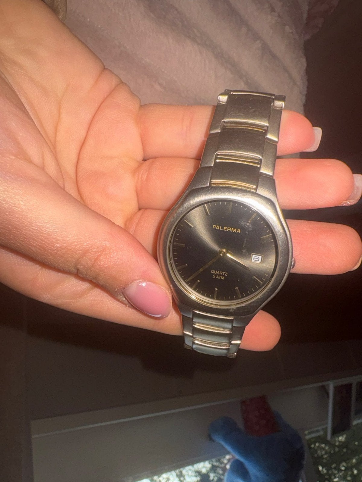 Palermo horloge - Stijlvol en functioneel polshorloge, Overige merken, Staal, Gebruikt, Staal