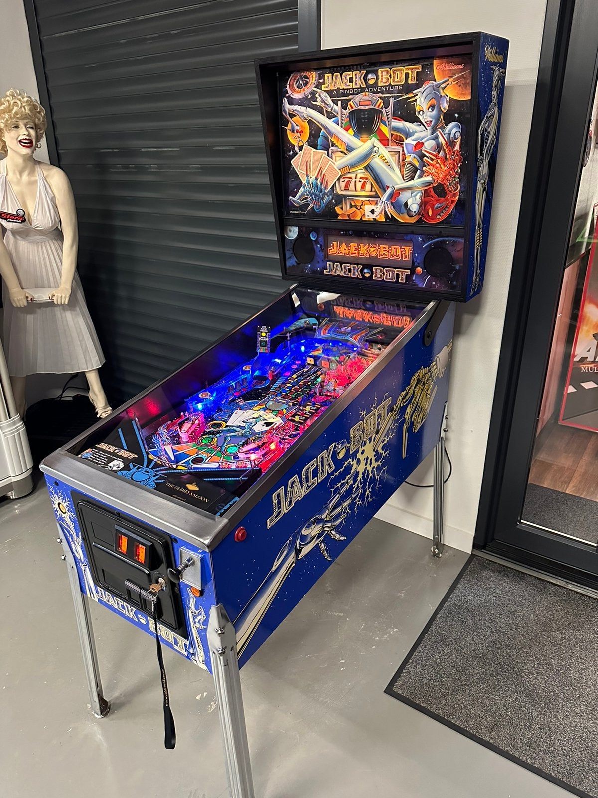 Prachtige flipperkast Williams Jack-Bot Pinball LED, Ophalen, Williams, Zo goed als nieuw, Dot-matrix
