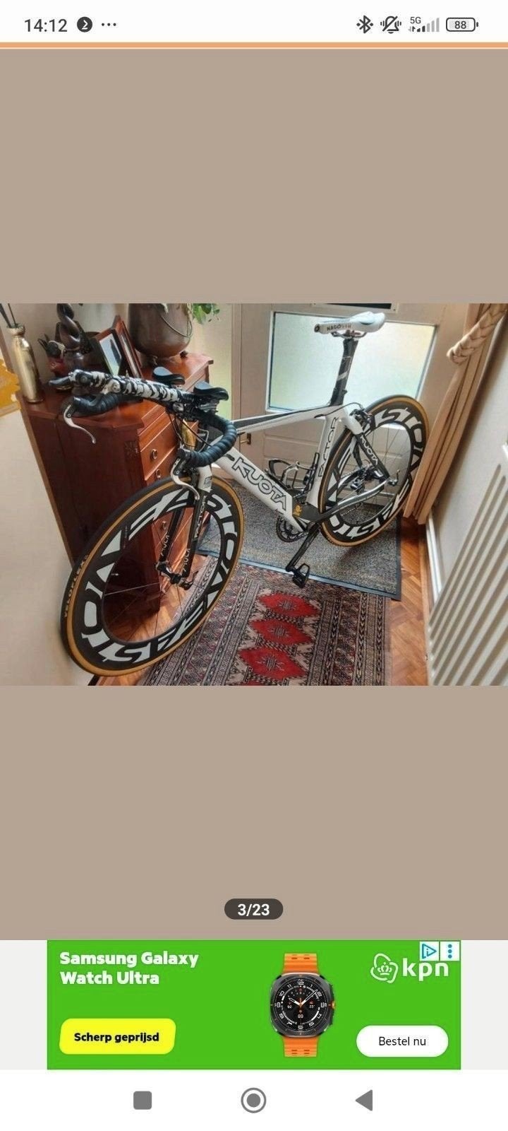 Kuota, Overige merken, Minder dan 10 versnellingen, Gebruikt, Aluminium