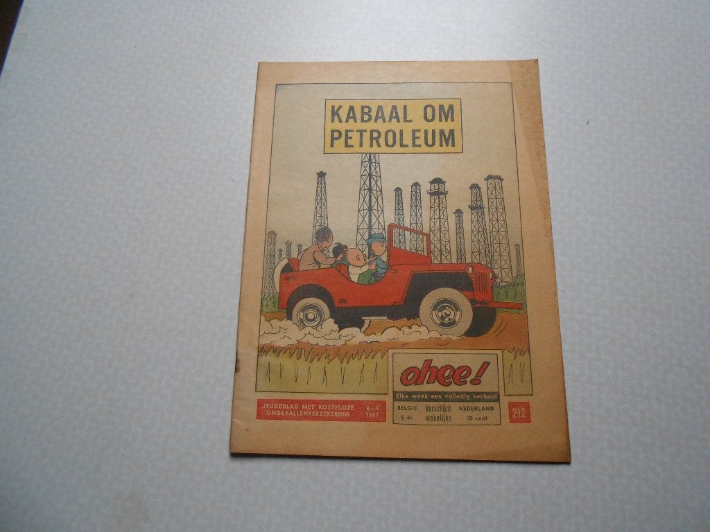 ohee 212 Kabaal om petroleum 1967., Eén stripboek, Ophalen of Verzenden, Zo goed als nieuw