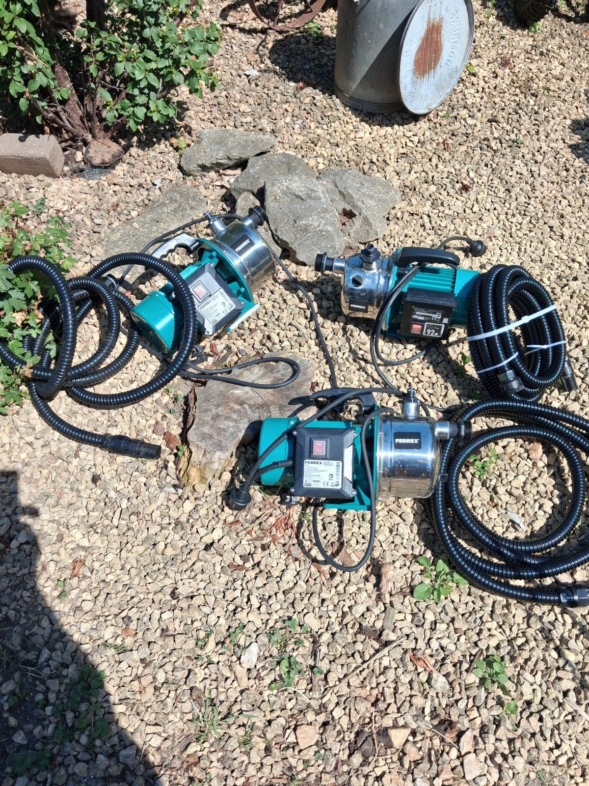 Ferrex beregeningspompen ,Diverse modellen, Ophalen of Verzenden, Zo goed als nieuw, Elektrisch, Beregeningspomp