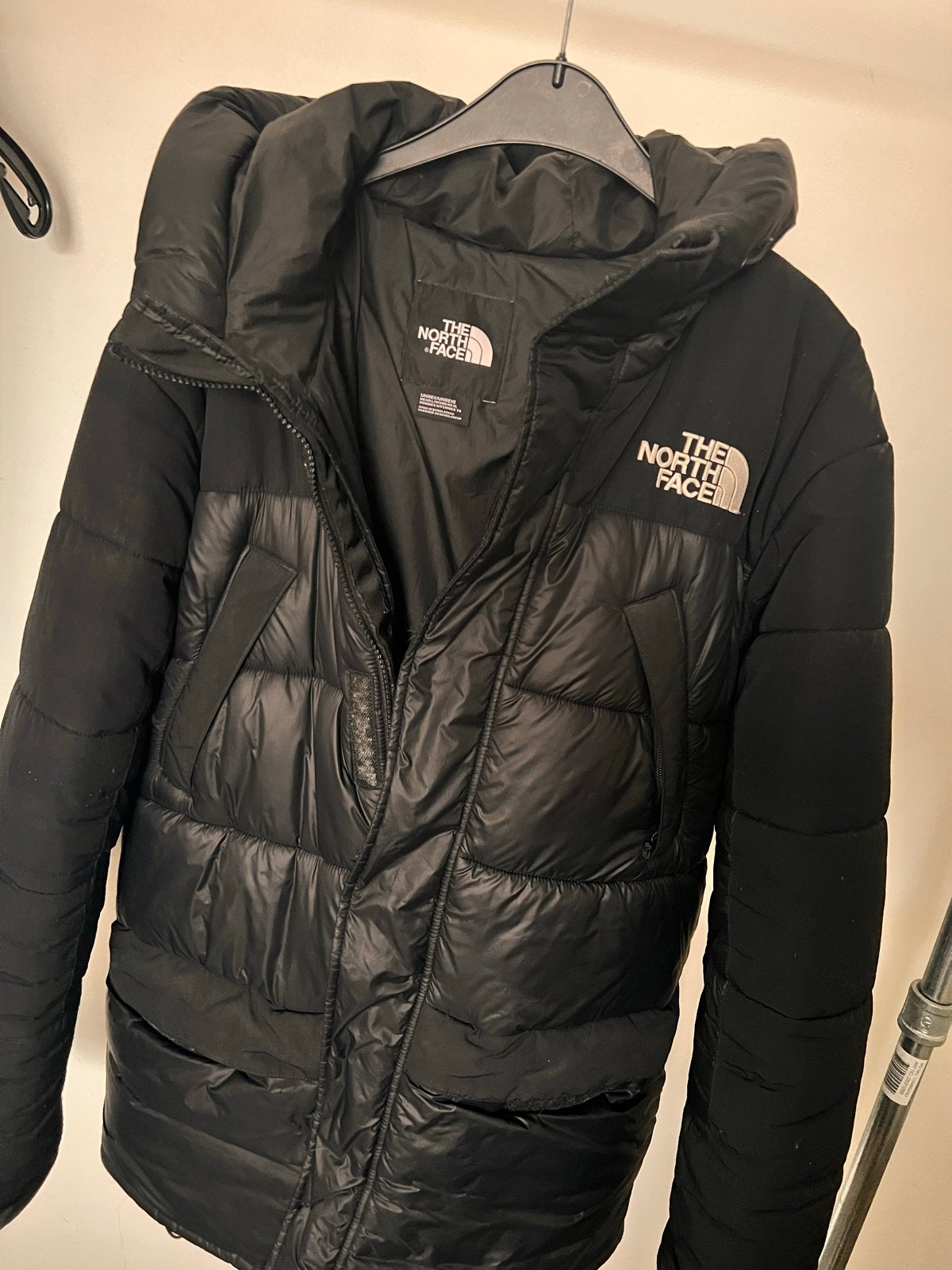 The North Face Puffer Jas Zwart - Unisex L/XL, Kleding | Heren, Ophalen of Verzenden, Zo goed als nieuw, Maat 52/54 (L), Zwart