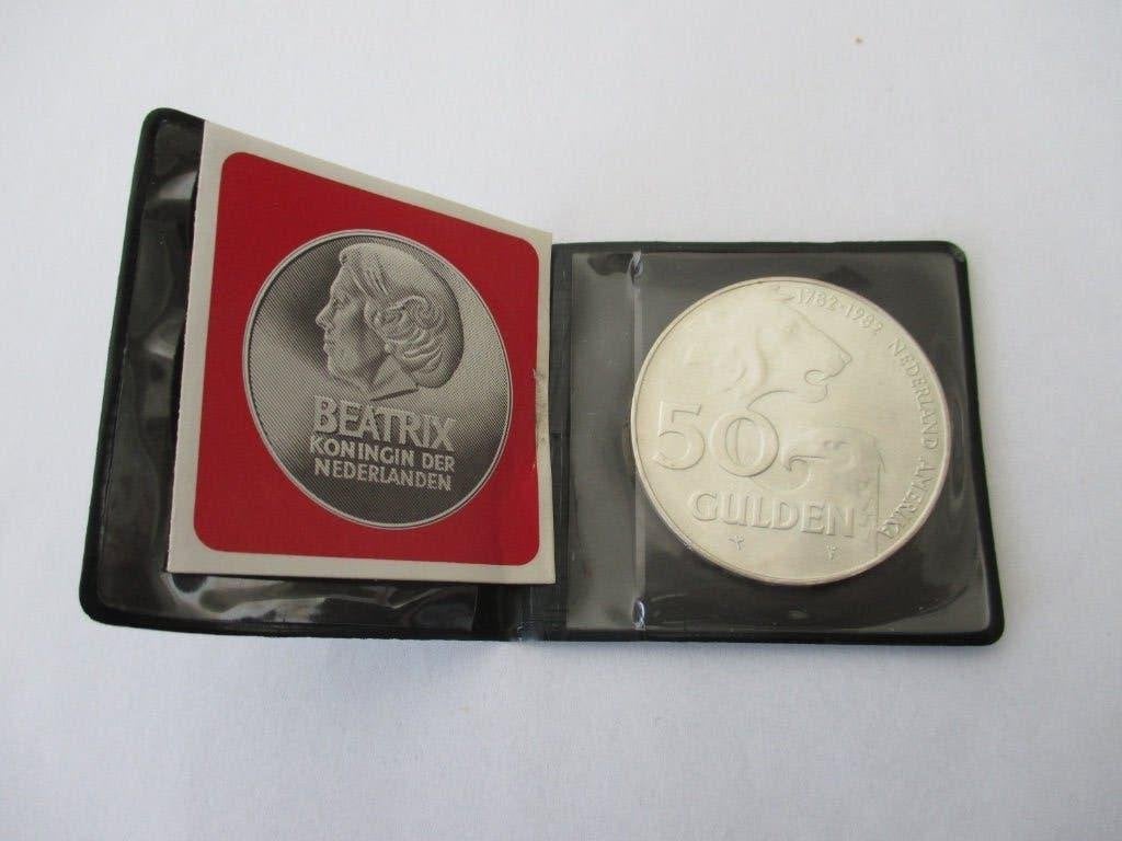 50 gulden 1982, Postzegels en Munten, Munten | Nederland, Setje, Koningin Beatrix, Zilver, Ophalen of Verzenden