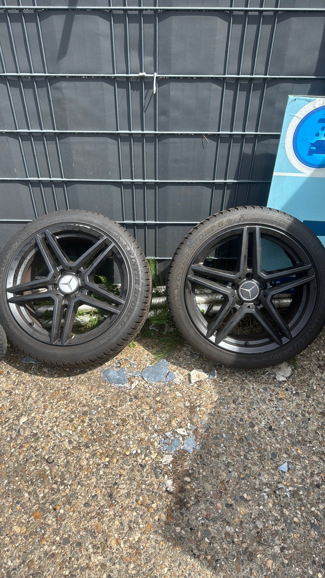 Mercedes velgen, Auto-onderdelen, Banden en Velgen, Ophalen, Velg(en), 17 inch, Winterbanden