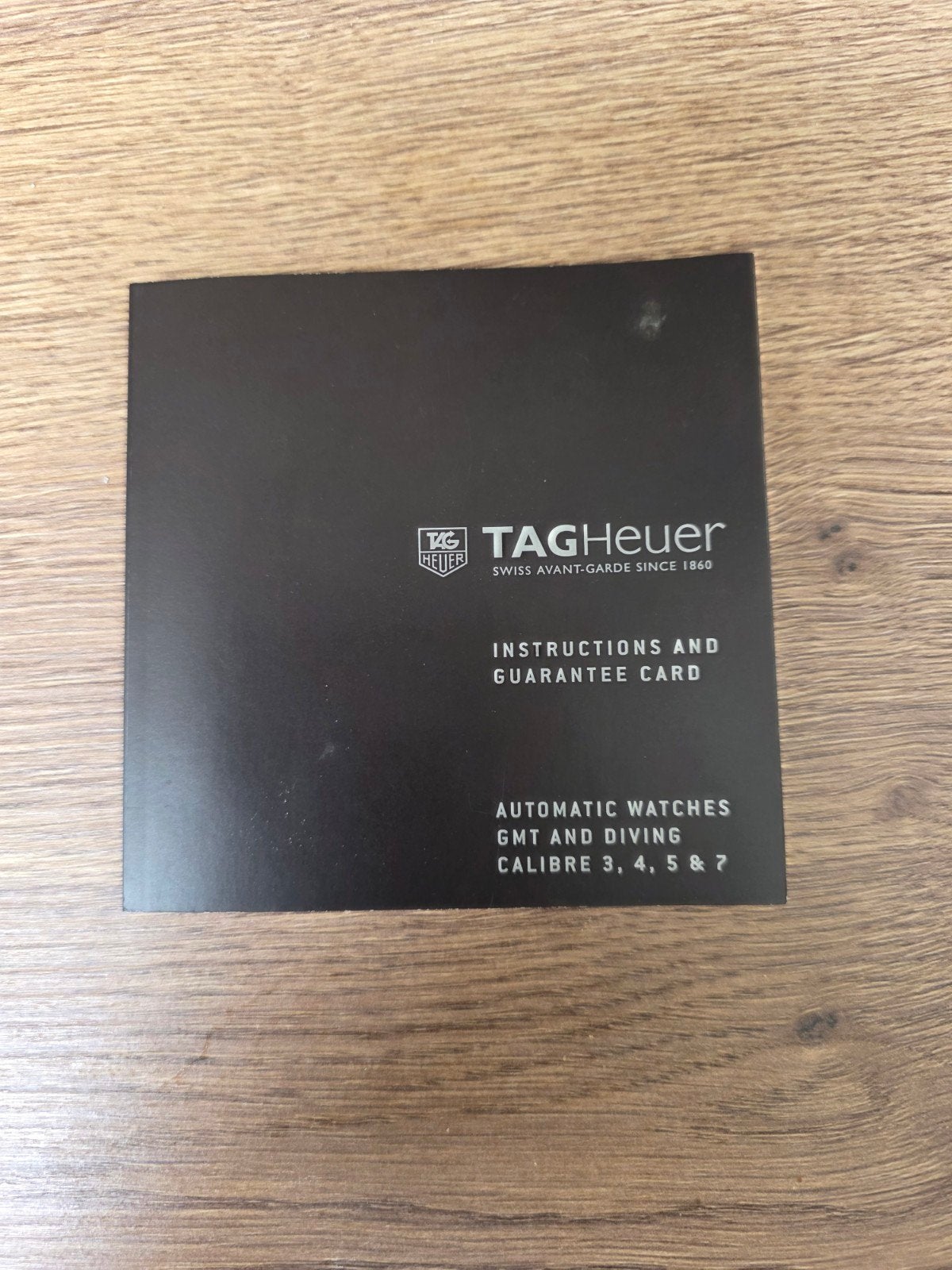 TAG Heuer Instructies boekje, Ophalen of Verzenden, Zo goed als nieuw, Rue Louis-J.-Chevrolet 6A, 2300 La Chaux-de-Fonds, Zwitserland