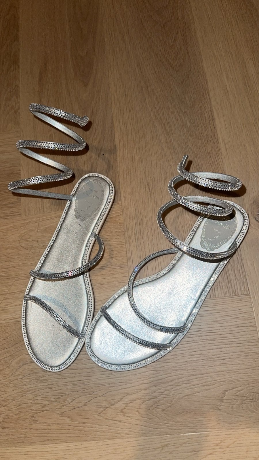 Rene Caovilla Cleo Sandalen Maat 42, Kleding | Dames, Schoenen, Ophalen of Verzenden, Zo goed als nieuw, Overige kleuren, Sandalen of Muiltjes