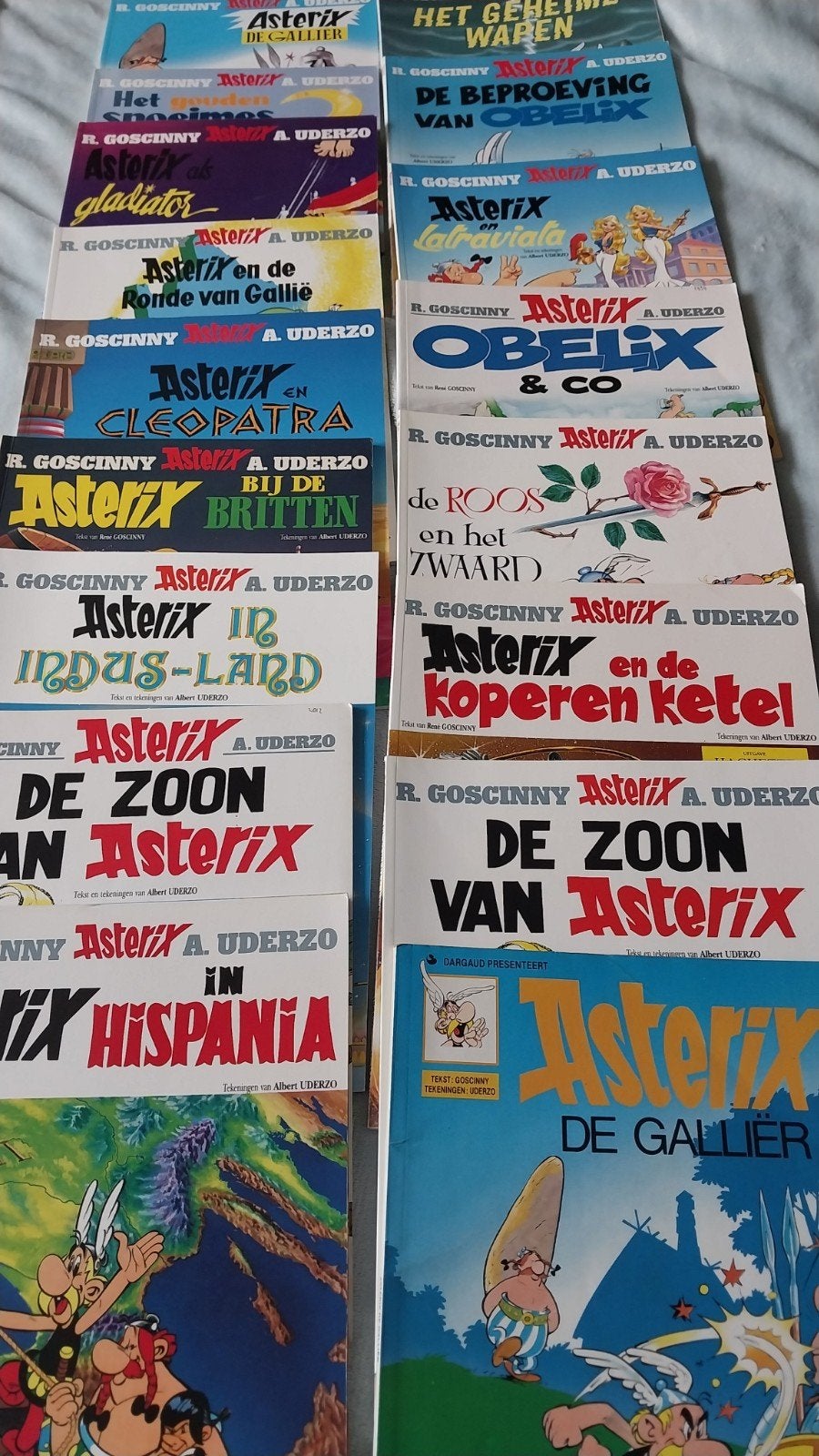 Grote collectie Asterix en Obelix stripboeken, Boeken, Meerdere stripboeken, Ophalen of Verzenden, Gelezen, René Goscinny en Albert Uderzo