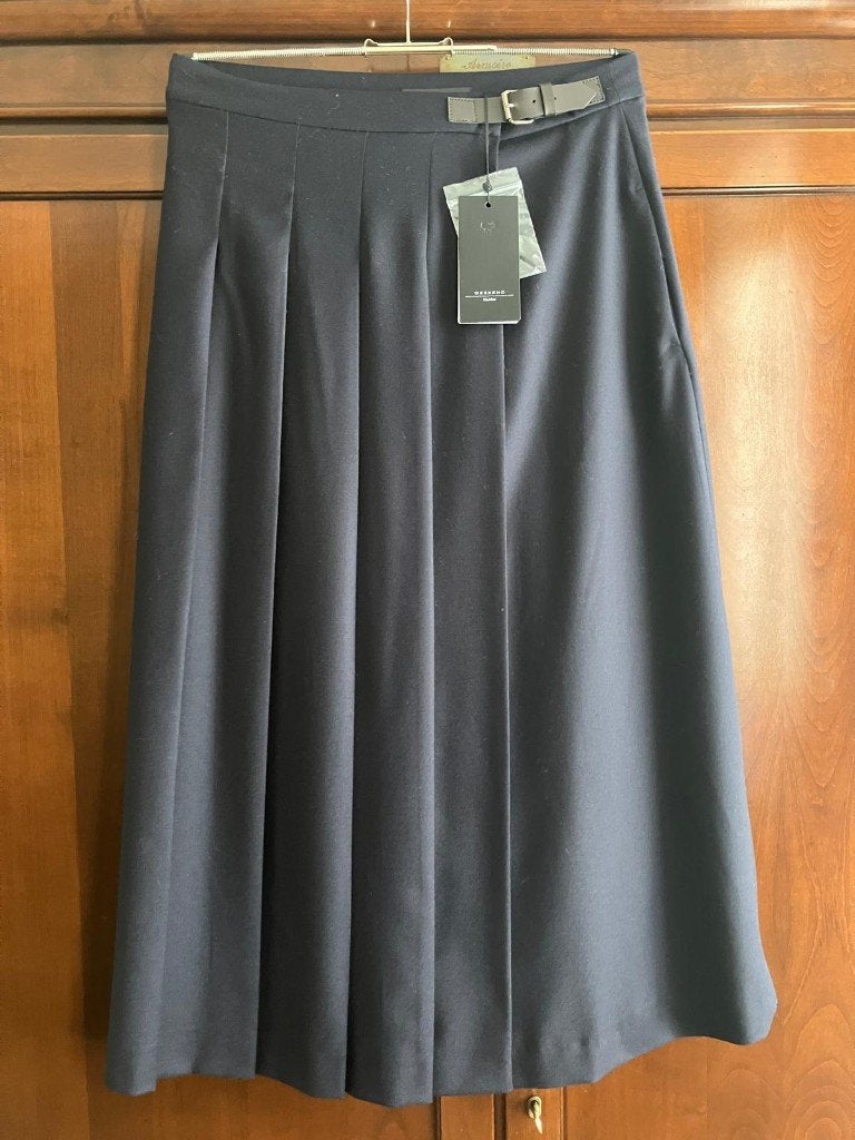 NIEUW Weekend Max Mara FASTOSO - rok donker blauw maat 42, Kleding | Dames, Max Mara Weekend, Blauw, Maat 42/44 (L), Nieuw